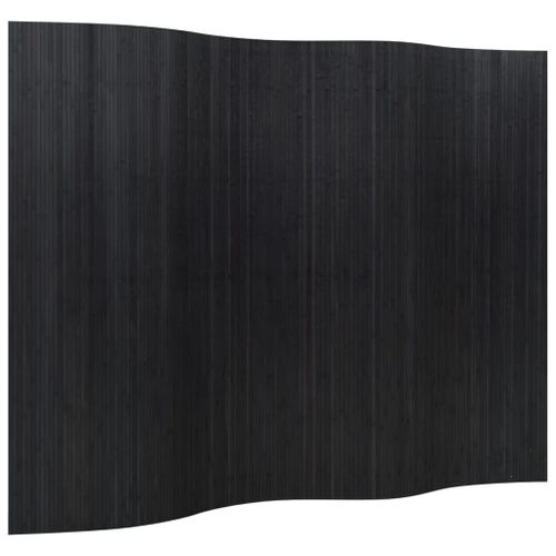 Cloison de séparation noir 165x250 cm bambou - Photo n°2; ?>