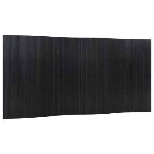 Cloison de séparation noir 165x400 cm bambou - Photo n°2; ?>