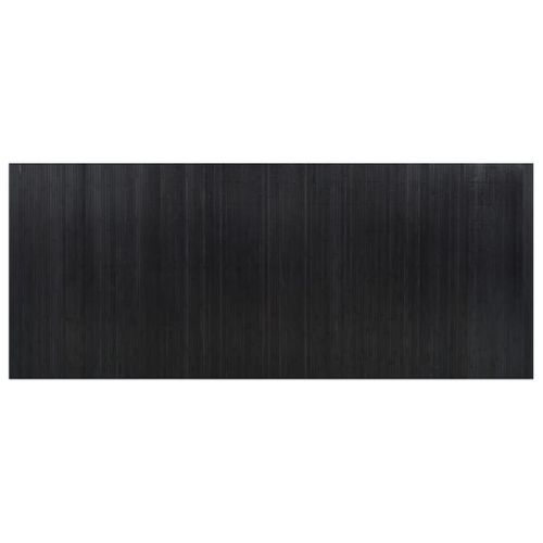 Cloison de séparation noir 165x400 cm bambou - Photo n°3; ?>