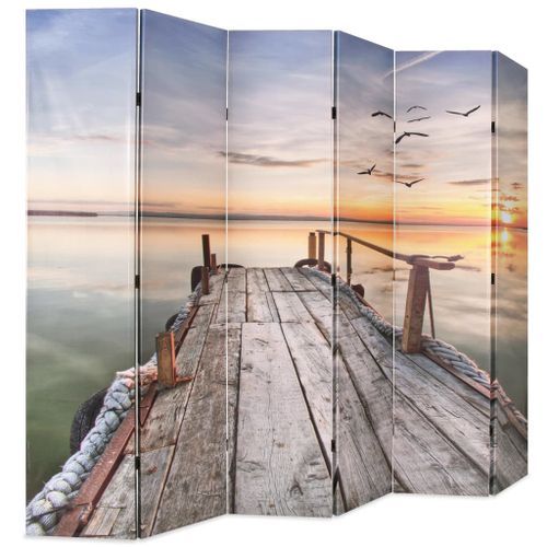 Cloison de séparation pliable 228 x 170 cm Lac - Photo n°3; ?>