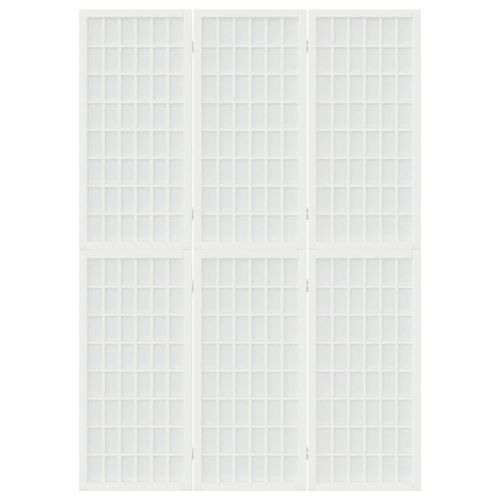 Cloison de séparation pliable 3 panneaux 120x170 cm Blanc - Photo n°3; ?>