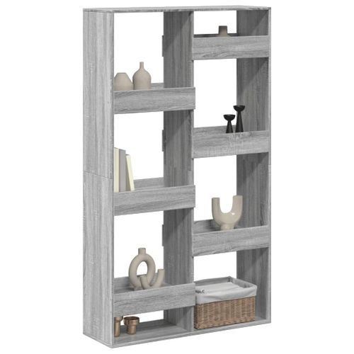 Cloison de séparation sonoma gris 100x33x175 cm bois ingénierie - Photo n°3; ?>