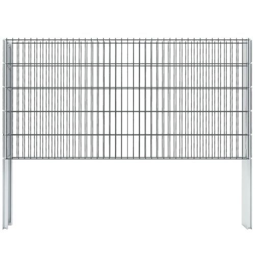 Clôture De Gabion 2D Acier Galvanisé 2,008x1,03m 14m Total Gris 24 Clôture de gabion 2D Acier galvanisé 2,008x1,03m 14m total Gris - Photo n°2; ?>