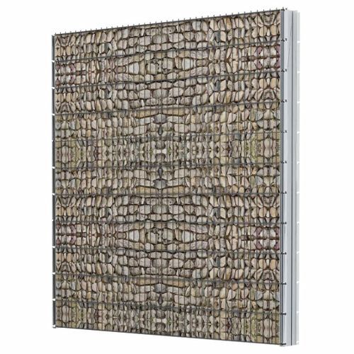 Clôture de gabion 2D Acier galvanisé 2,008x2,23m 6 m total Gris 2 - Photo n°3; ?>