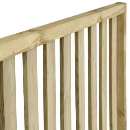 Clôture de jardin avec 2 poteaux Pin imprégné 182x170 cm - Photo n°3; ?>