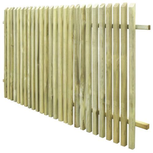 Clôture de jardin Bois de pin imprégné 170 x 100 cm - Photo n°2; ?>