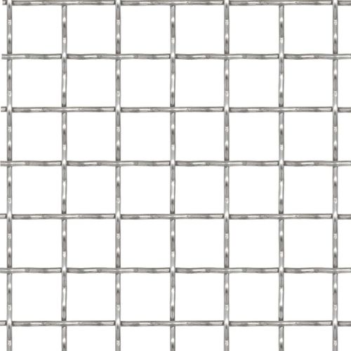 Clôture de jardin sertie Acier inoxydable 50x50 cm 21x21x2,5 mm - Photo n°2; ?>