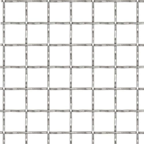 Clôture de jardin sertie Acier inoxydable 50x50 cm 31x31x3 mm - Photo n°2; ?>