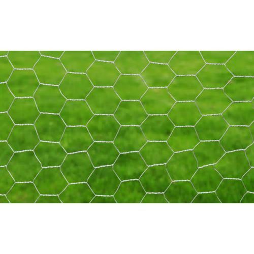 Clôture en treillis Acier galvanisé Hexagonal 1x25 m Argenté - Photo n°3; ?>