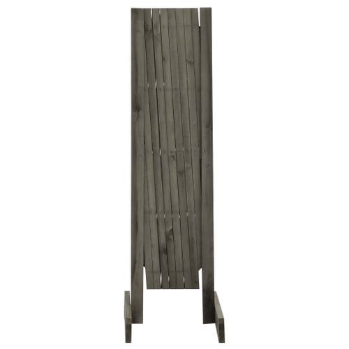 Clôture en treillis de jardin Gris 150x80 cm Bois de sapin - Photo n°3; ?>