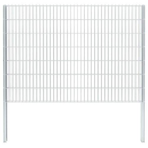 Clôture Gabion 2D Acier Galvanisé 2,008x1,43m 16m Total Argenté 24 Clôture gabion 2D Acier galvanisé 2,008x1,43m 16m total Argenté - Photo n°2; ?>