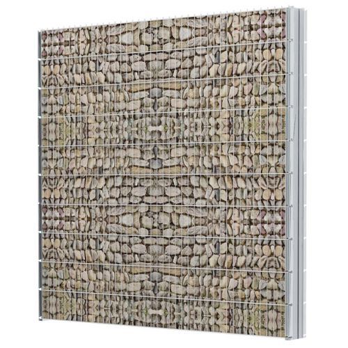 Clôture gabion 2D Acier galvanisé 2,008x2,03m 12m total Argenté - Photo n°3; ?>