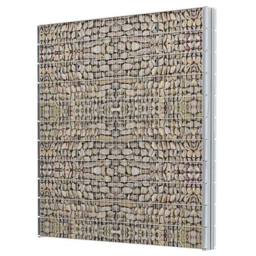 Clôture gabion 2D Acier galvanisé 2,008x2,23m 20m total Argenté - Photo n°3; ?>