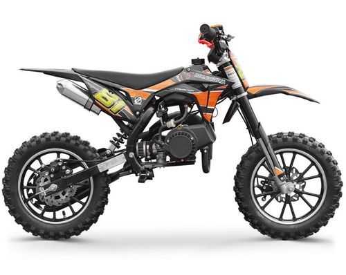 Moto cross enfant 50cc 2 Temps 10/10 orange Kobra - Photo n°3; ?>