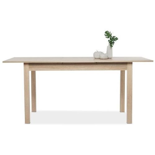 COBURG Table a manger extensible de 6 a 10 personnes classique décor chene - L 137-177 x l 80 cm - Photo n°3; ?>