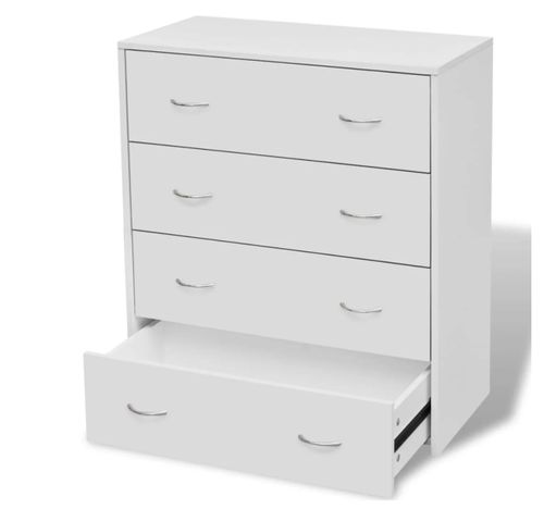 Commode 4 tiroirs Chikee 60 cm - Bois d'ingénierie - Photo n°2; ?>