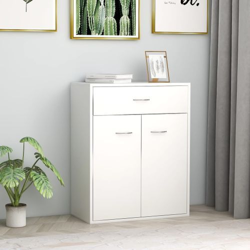 Commode Blanche 60 x 30 x 75 cm - Photo n°3; ?>