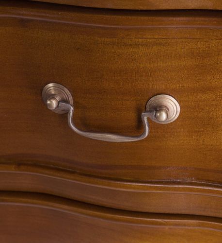 Commode en bois d'acajou 2 tiroirs Castle 90 cm - Photo n°3; ?>