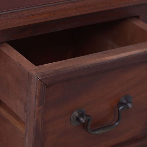 Commode Marron classique Bois d'acajou massif - Photo n°3; ?>