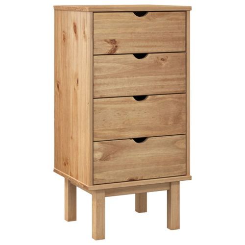 Commode OTTA 45x39x90 cm bois de pin massif - Photo n°2; ?>