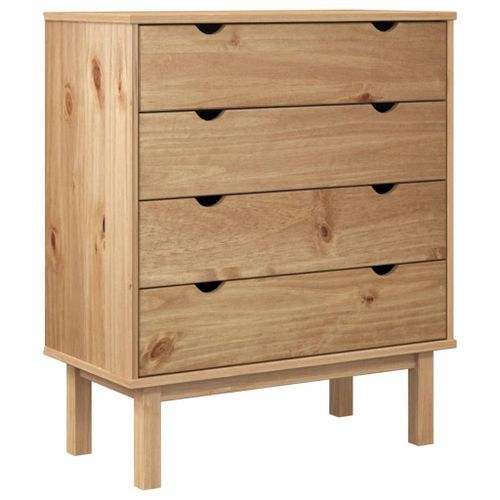 Commode OTTA 76,5x39,5x90 cm Bois de pin massif - Photo n°2; ?>