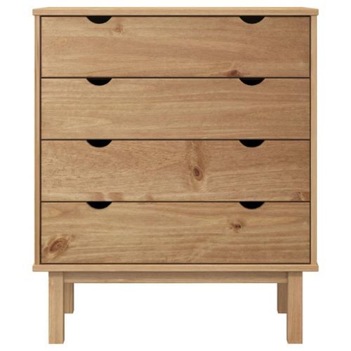 Commode OTTA 76,5x39,5x90 cm Bois de pin massif - Photo n°3; ?>