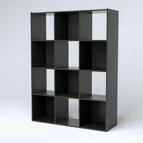 COMPO Meuble de rangement contemporain noir mat - L 92 cm - Photo n°2; ?>