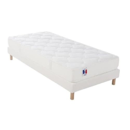 CONFORT DESIGN Ensemble matelas + sommier 90 x 190 - Latex - 16 cm - Equilibré - Photo n°2; ?>