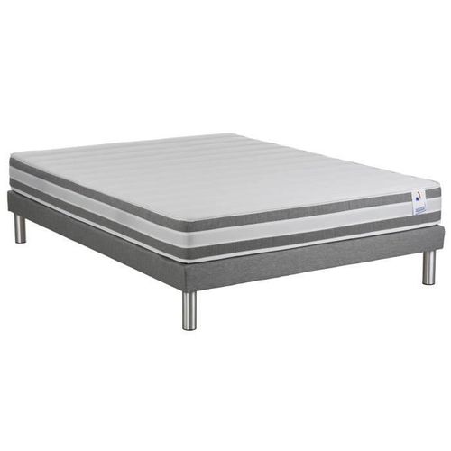 CONFORT DESIGN Ensemble RECTO VERSO 140 x 190 - Latex et mémoire de forme - 24 cm - Photo n°2; ?>