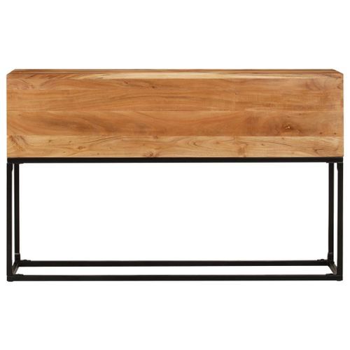 Console 120x30x75 cm Bois d'acacia massif - Photo n°2; ?>