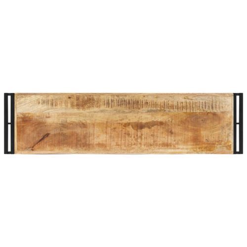 Console 120x30x75 cm Bois de manguier brut 2 - Photo n°3; ?>