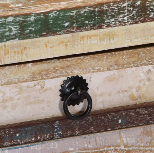 Console 2 tiroirs bois massif recyclé Moust - Photo n°2; ?>
