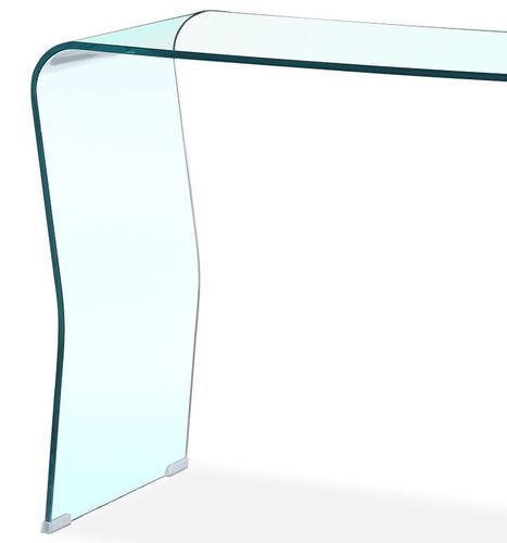 Console verre transparent Rollie - Photo n°3; ?>