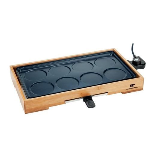 CONTINENTAL EDISON PC1500BB Plancha Gril Crepe party - 1500W - Photo n°2; ?>