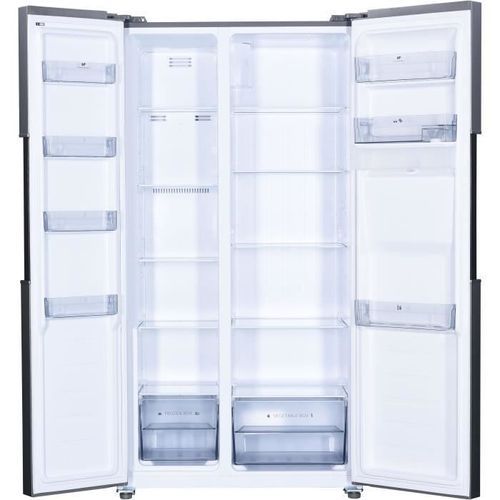CONTINENTAL EDISON Réfrigérateur américain 433L (288L + 145L)-Total No frost - display LED-distributeur d'eau - PROFONDEUR 60 cm - Photo n°2; ?>