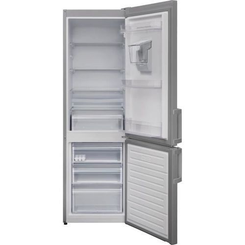 CONTINENTAL EDISON - Réfrigérateur congélateur bas 268L - Froid statique - Poignées inox - Silver - Photo n°2; ?>