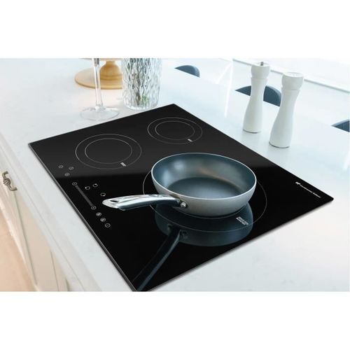CONTINENTAL EDISON Table de cuisson induction 3 foyers 7000W - Photo n°3; ?>