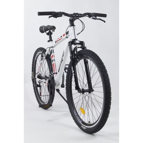 CORELLI - Vélo VTTWHISPER WM300 - 26 - Cadre L - 21 vitesses - Homme - Blanc /rouge/noir - Photo n°2; ?>