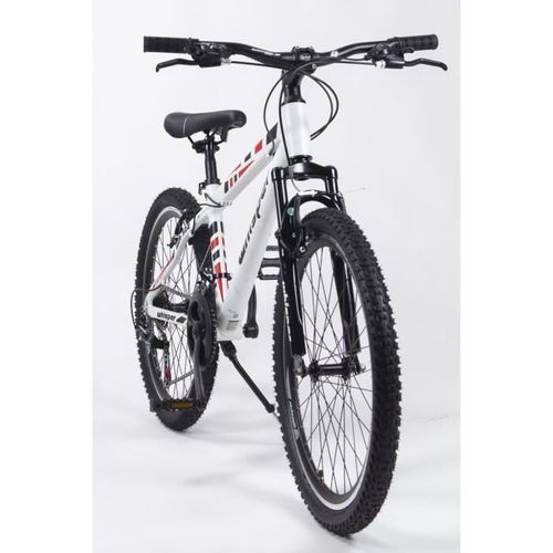 CORELLI - Vélo VTTWHISPER WM302 - 24 - 21 vitesses - Garçon - Blanc /rouge/noir - Photo n°2; ?>