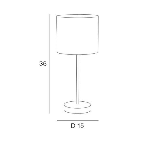 COREP Lampe NORDIC - Métal perforé Systeme Touch - Ø 15 x H35 cm - Photo n°3; ?>