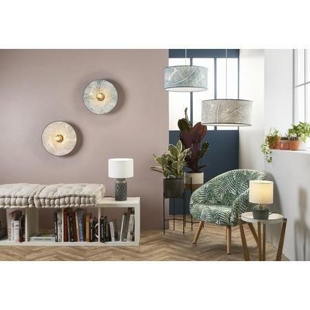 COREP Suspension cylindre RIO en coton imprimé - Ø38 x H19 cm - Gris - MADE IN FRANCE - Photo n°3; ?>