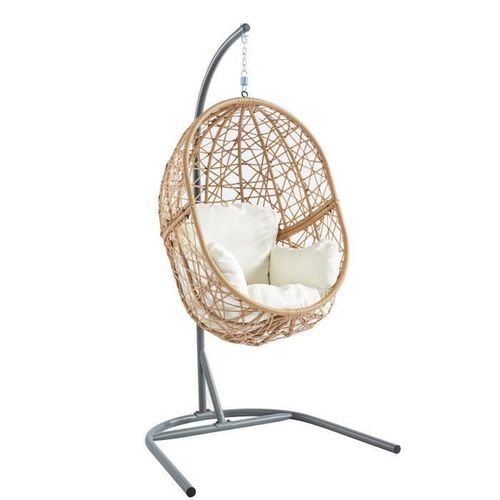 COSTA Fauteuil Oeuf Suspendu En Résine Tressée - Coussin En Polyester 10 COSTA Fauteuil oeuf suspendu en résine tressée - Coussin en polyester - Photo n°2; ?>