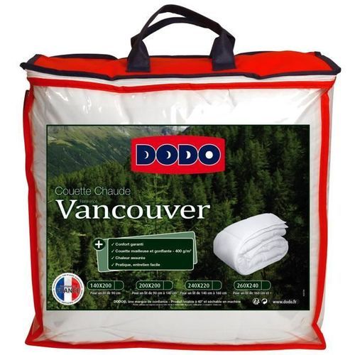 Couette chaude Vancouver 400 g/m² Dodo - Confort hivernal et durabilité - Photo n°2; ?>