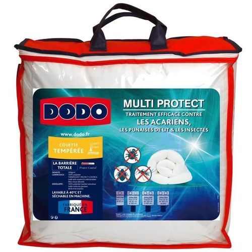 Couette tempérée Multiprotect 300 g/m² Dodo - Confort et protection maximale - Photo n°2; ?>