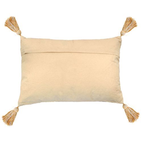 Coussin 2 pcs 40 x 60 cm Bohémien Jaune - Photo n°3; ?>