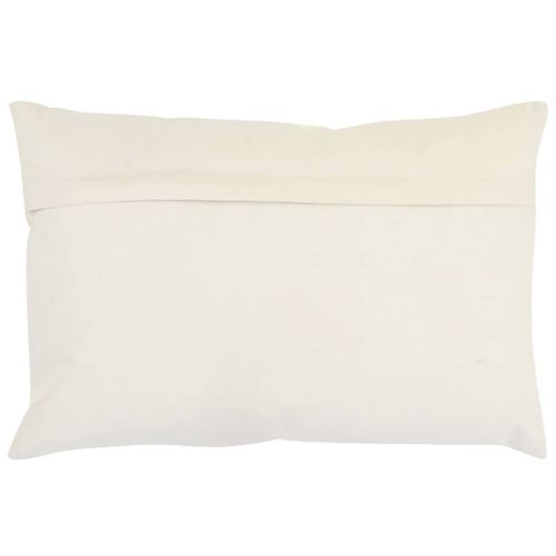 Coussin 2 pcs avec motif Fabrication à la main 40 x 60 cm Jaune - Photo n°3; ?>