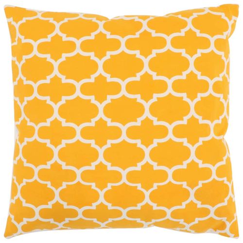 Coussin 2 pcs avec motif Fabrication à la main 45 x 45 cm Jaune - Photo n°2; ?>