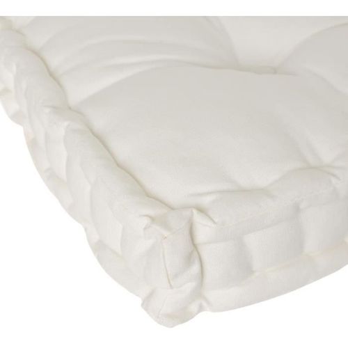 Coussin De Sol - 40 X 40 X 8 Cm - Ivoire 8 Coussin de sol - 40 x 40 x 8 cm - Ivoire - Photo n°2; ?>