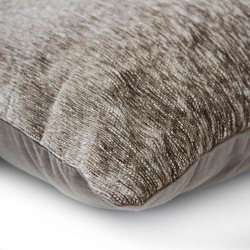 Coussin Intense - 70 x 70 cm - Marron écorce - Photo n°2; ?>