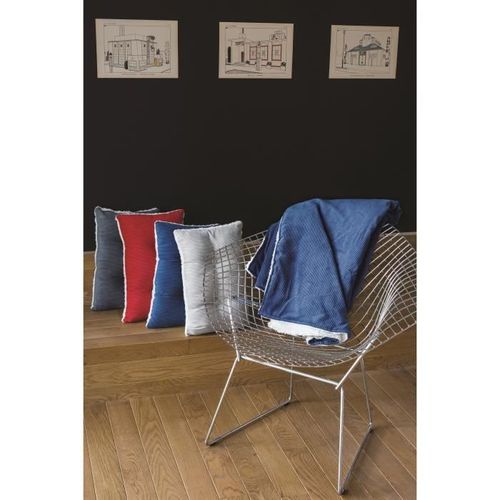 Coussin MENUIRES 30x50cm - 100% Polyester - Rouge - Photo n°2; ?>